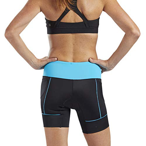 Performance Triathlon Shorts Endura Fabric Hip Holster Pockets Zoot Core Women's 8-Inch Tri Shorts
