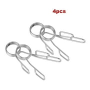 DZT1968 4 Pcs Stainless Steel Barbell Collars For Olympic 2 Inch Barbell Clamp Collar
