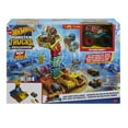 thumbnail image 6 of Hot Wheels Monster Trucks Demo Derby Jump Challenge Playset, 1 Toy Car & 3 Crushable Cars, 6 of 6
