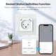 thumbnail image 4 of Wi-Fi Tuya Smart Israel Enchufe de Pared de Corriente Puerto de Carga USB Tipo C PD20W para Control Remoto de para por (), 4 of 8
