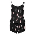 thumbnail image 4 of Conjunto de pijama sin mangas para mujer Cami y pantalones cortos Estampado Pijama de 2 piezas Lencería sexy Fridja fhjkhfk456439, 4 of 4