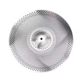 thumbnail image 1 of Platillo de práctica de bajo volumen, platillo silencioso, resistente, ligero, platillo silencioso para práctica de baterista para principiantes 16 pulgadas, 1 of 8