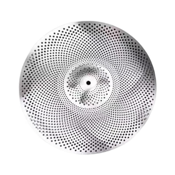 Platillo silenciador, platillo de batería para bateristas, platillo silencioso, platillo de práctica de bajo volumen para 16 pulgadas