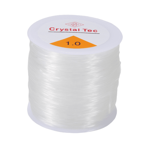 1mm Clear Bead Cord Crystal Elastic Stretchy Bracelet String for Jewelry Making Neckl xwm25