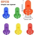thumbnail image 3 of Manual Easy Can Opener [6 Pack], Colored Soda Beer Can Opener Beverage Can Cover Protector, Can Top Ring Opener Tool Drink Shield for Pop, Beer, Coke or Soda, 3 of 5