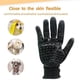 thumbnail image 2 of Guantes de aseo para mascotas, guantes con cepillo de masaje para limpieza y aseo de gatos, perros y caballos., 2 of 5