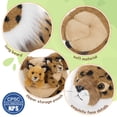 thumbnail image 5 of Muiteiur 5Pcs Brown Lynx Stuffed Animals 18" Plush Mommy Bobcat with 4 Babies Plush Toy, 5 of 9