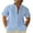 Light Blue, variant on KelaJuan Men's Cotton Blend Shirts Short Sleeve Casual Shirts Button Down Shirt for Men Beach Summer Wedding Shirt