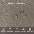 thumbnail image 2 of Waterproof Jacquard Dining Chair Seat Cover Set of 2 Taupe, 2 of 5