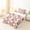 Pink Cat 01, variant on Erosebridal Pink Rose Flower Bed Sheets, Kawaii Cat Lover King Sheets, 4pcs