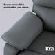 thumbnail image 5 of Sillón Reclinable De Tela Reposet Manual Individual gris, 5 of 9