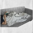 thumbnail image 6 of Humor Soft Flannel Fleece Throw Blanket, Whatever Guy Meme Confusion Gesture Creative Drawing Rage Makers Design, Cozy Plush for Indoor and Outdoor Use, 70" x 90", Black and White, by Ambesonne, 6 of 6