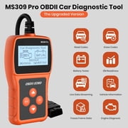 PARANNIC MS309PRO Automotive Diagnostic Tool with OBD2 Scanner, Professional Vehicles Scan Tools, 1 Piece
