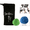 Green Dirt Bag Footbag 1 Pack A10, variant on Dirtbag Phat Tyre Pro Footbag , 32 panel Sand Filled Kick Sack, Soft Durable Handmade Hacky Bags, Indoor Outdoor Game Stress Relief (1 Pack)