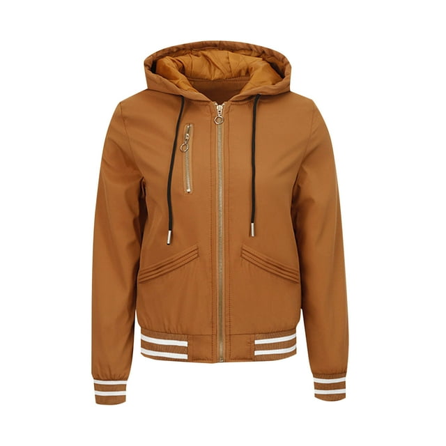 Vestes Matelassées à Manches Longues Zippées pour Femmes, Manteaux à Capuche Fins avec Capuche, Vêtements d'Hiver Automne 2025, Concert Country Y2K TP