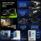 thumbnail image 3 of PC Gamer IA Xtreme PC Gaming NVIDIA GeForce RTX 5050 AMD Ryzen 7 5700 16GB SSD 1TB WIFI White Rendimiento Inteligente con IA, 3 of 6