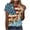 1-Multicolor, variant on 250th Independence Day Tops for Women 2026 American Flag Graphic Patriotic Tee Shirts 4th of July Short Sleeves Tunic