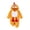 Orange-Thanksgiving Day, variant on OJSFQUFP Baby Clown Toddler Fleece Hooded Jumpsuit Infant Color Block Cosplay Romper for Halloween Carnival Party