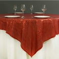 thumbnail image 5 of Vosarea Stylish Red Sequin Embroidered Tablecloth for Wedding Decoration and Buffet Table, 5 of 5