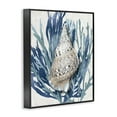 thumbnail image 4 of Stupell Industries Shell Coral Blue Beach Design Framed Wall Art by Caroline Kelly, 4 of 5