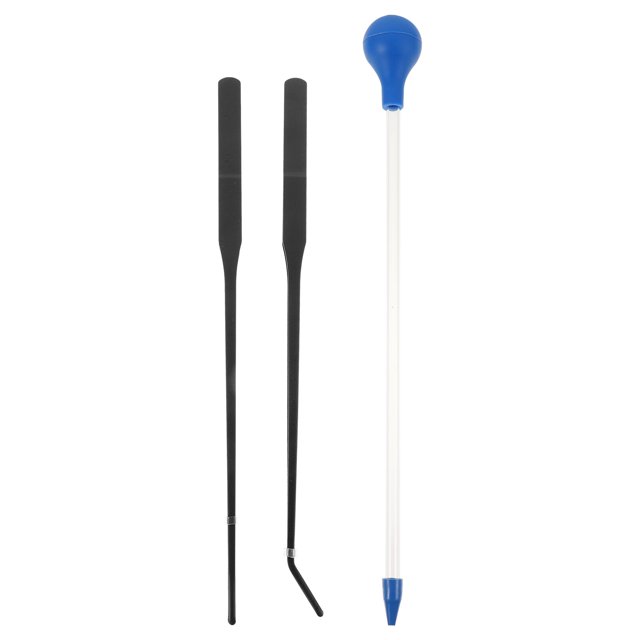 1 Set Fish Tank Coral Feeder Cleaning Tools and Tweezers Chic Water Cleaner