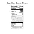thumbnail image 5 of Daring Plant-Based Frozen Cajun Chicken Breast Pieces, Vegan, 8 oz, 27 Count, 5 of 6