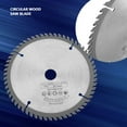 thumbnail image 3 of 165mm Silver TCT Circular Saw Blade Hardened Tempered, Precise Cutting Wood Processing 60 Teeth, 3 of 7