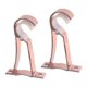 thumbnail image 1 of 2Pcs Thicker Roman Style Curtain Rod Aluminum Alloy Single Bracket Curtain Rod Drapery Pole (Rose Gold), 1 of 5