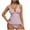 Pink, variant on Fashion Women Summer Solid Color With Chest Cushion And No Steel Support Sexy Backless Strap Bikini Swimsuit Red XL Deal of the Week
