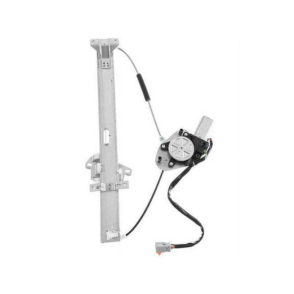 Front Left Power Window Regulator and Motor Assembly 1 - Compatible with 2007 - 2008 Honda Fit Hatchback - Autopart Premium