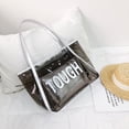 thumbnail image 6 of Transparent Shoulder Bag Women Clear Crossbody Messenger Handbag Portable Fashion Bag Perfect For Beach Travel And Casual Outings, 6 of 7
