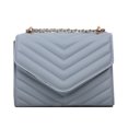 thumbnail image 1 of Bolso bandolera para mujer, ligero, ajustable, con correa de cadena, acolchado, bolso de hombro, 1 of 6