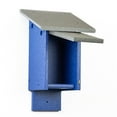 thumbnail image 6 of Outdoor Leisure Products Model GM21GBL Blue Bird House Made of HDPE finished in Weather Wood and Blue, 6 of 6