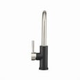 thumbnail image 3 of Dura Faucet RV Streamline Squared-Arc Single Handle Kitchen Sink Faucet - Optional Deck Plate (Matte Black / Brushed Satin Nickel), 3 of 3