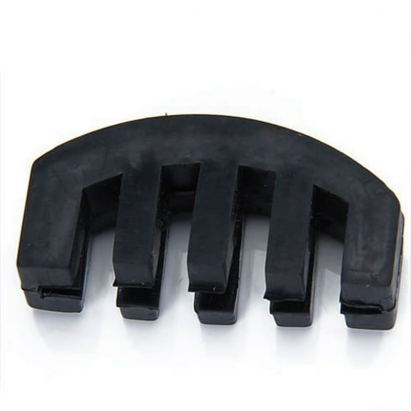 Rubber 4/4 Violin practice mute Black