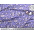 thumbnail image 2 of Soimoi Cotton Duck Fabric Leaves & Rose Floral Print Fabric by Yard 42 Inch Wide, 2 of 3