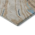 thumbnail image 3 of Addison Rugs Mayfield Premium Machine Washable Transitional Swirls Beige Round Rug, 8' x 8', 3 of 5