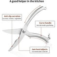thumbnail image 6 of Fangsheng Kitchen Scissors, Heavy Duty Stainless Steel Poultry Shears, 6 of 8