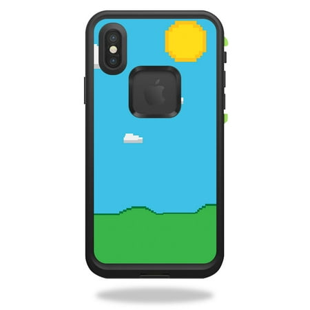 Skin For LifeProof FRĒ iPhone X - Gamer Landscape | Protective, Durable, and Unique Vinyl Decal wrap cover | Easy To Apply, Remove, and Change (Best Ar Games For Iphone X)