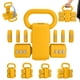 thumbnail image 1 of Kit de Pesas y Mancuernas Regulables, Kit Mancuernas 2 en 1 Multiuso de 5 Kg, para Entrenamiento de Ejercicio en el Gimnasio en Casa, Entrenamiento Y Gimnasio Para Hombres Y Mujeres (Amarillo), 1 of 7