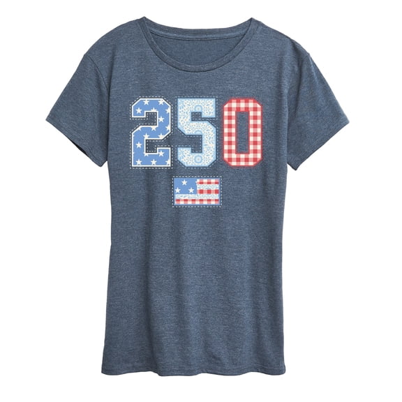 Instant Message - 250 Americana Quilt - Women's Short Sleeve Graphic T-Shirt