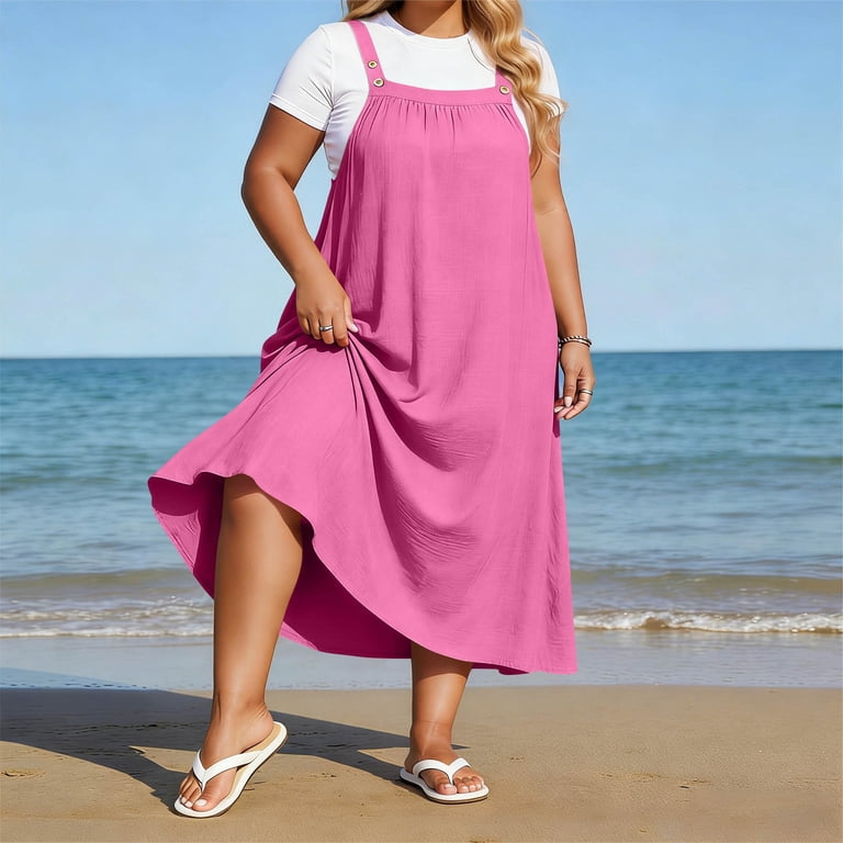 loose fitting maternity dresses A-Line Short Sleeve Fit Jersey Knit Solid Midi Dress S-3XL Black S at Amazon Women's Clothing store 66cm) Hips Maternity Dress Oversized Loose Fit