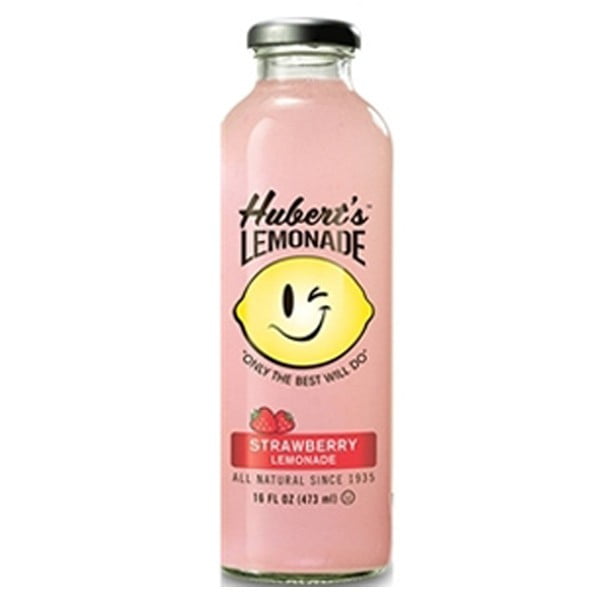 Hubert's Strawberry Lemonade 16 oz Glass Bottles Pack of 12 Walmart