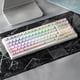 thumbnail image 1 of Teclado RGB para jugadores teclado inalámbrico tipo C compatible con Bluetooth teclado personalizado, 1 of 7