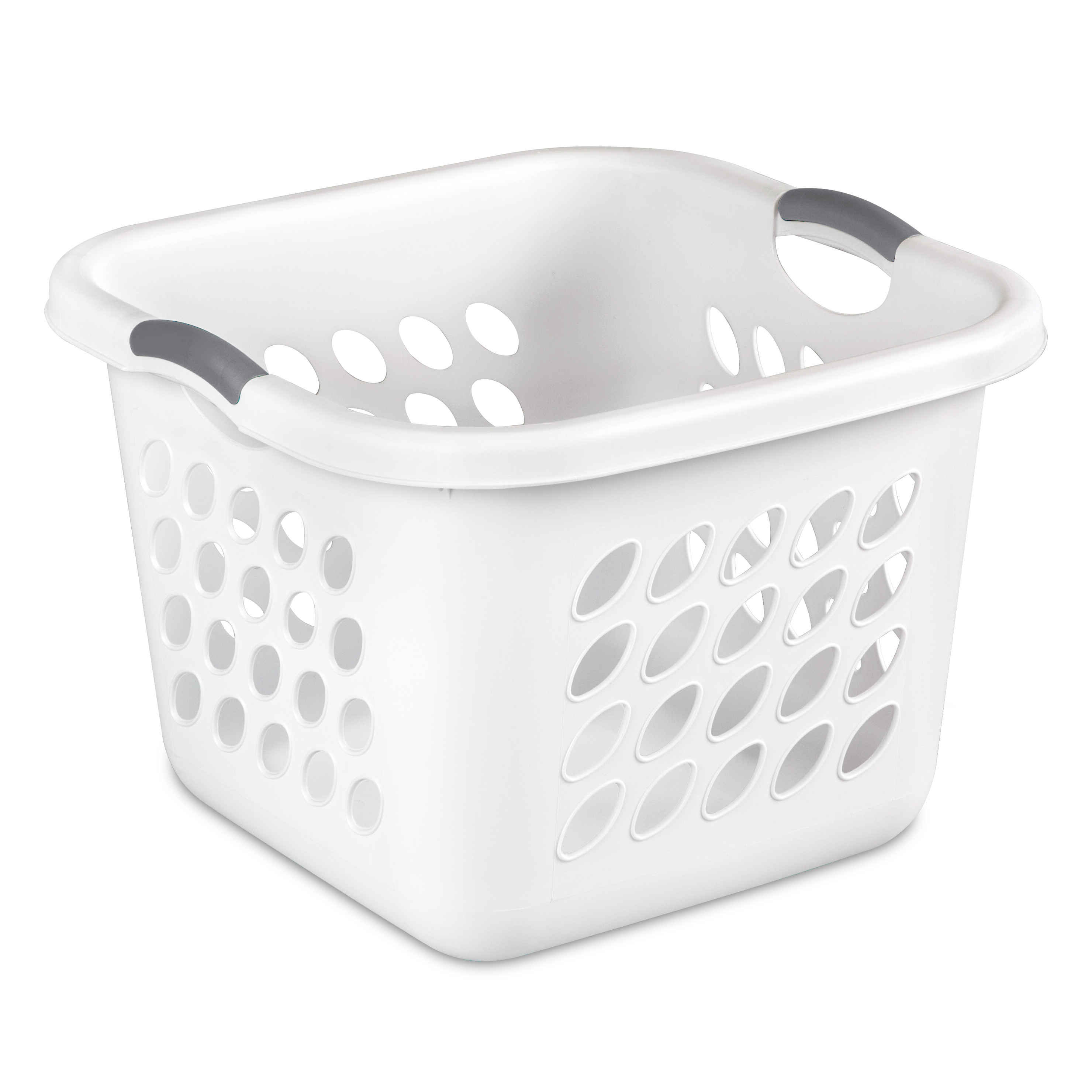 Sterilite 1.5 Bushel Ultra™ Square Laundry Basket Plastic, White, Set of 4 - image 2 of 11