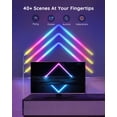 thumbnail image 6 of Govee Glide RGBIC Smart Wall Light, Multicolor Customizable, Music Sync LED Home Decor, 6 Pcs and 1 Corner, 6 of 6