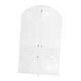 thumbnail image 2 of Funda protectora transparente de PVC para uniformes de baile y vestidos de animadoras, con 3 bolsillos con cremallera. Blanco, 2 of 8