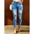 thumbnail image 2 of aPAY Jeans for Women Long Slim Fit Denim Pants Y2k Vintage Street Style Suitable for Daily Travel Regular Size, 2 of 5