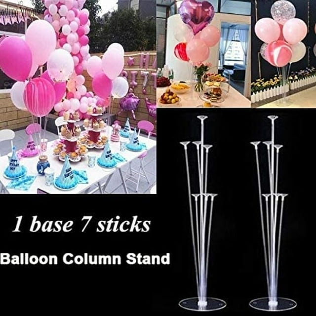 Kit de Support de Ballons de Table - 4 Ensembles - pour Tous Types de Ballons