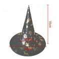 thumbnail image 5 of 3Pcs Witch Hat Halloween Costume Cosplay Wicked Witch Accessory Adult One Size, 5 of 5